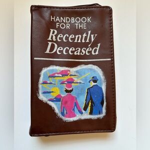 Beetlejuice Spirit Halloween Handbook For The Recently Deceased Book Purse